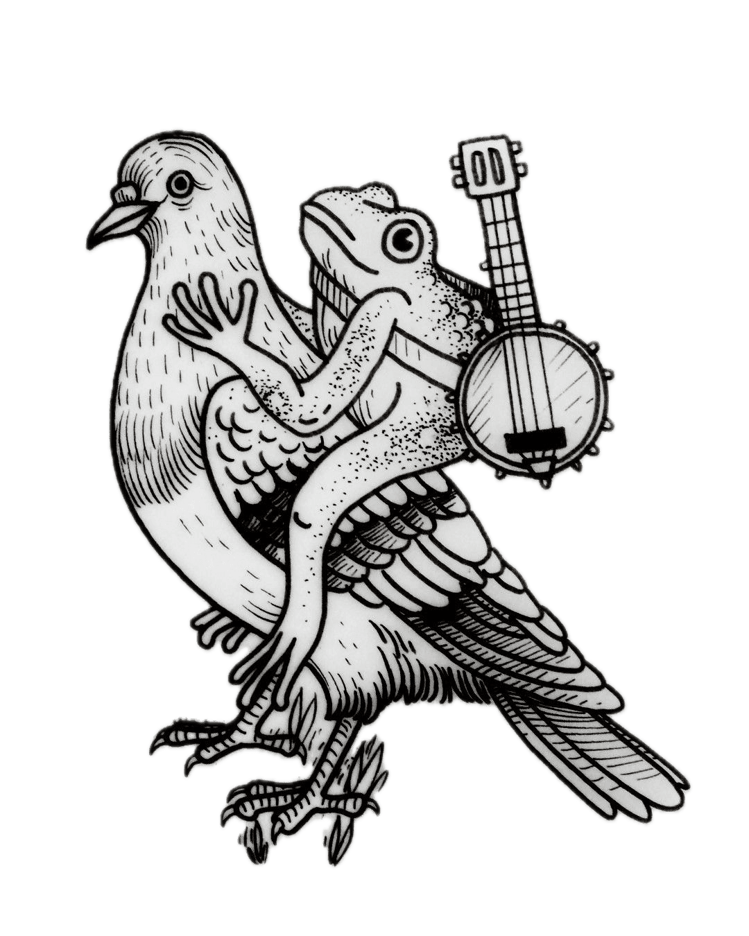 Banjo Frog Flash Art