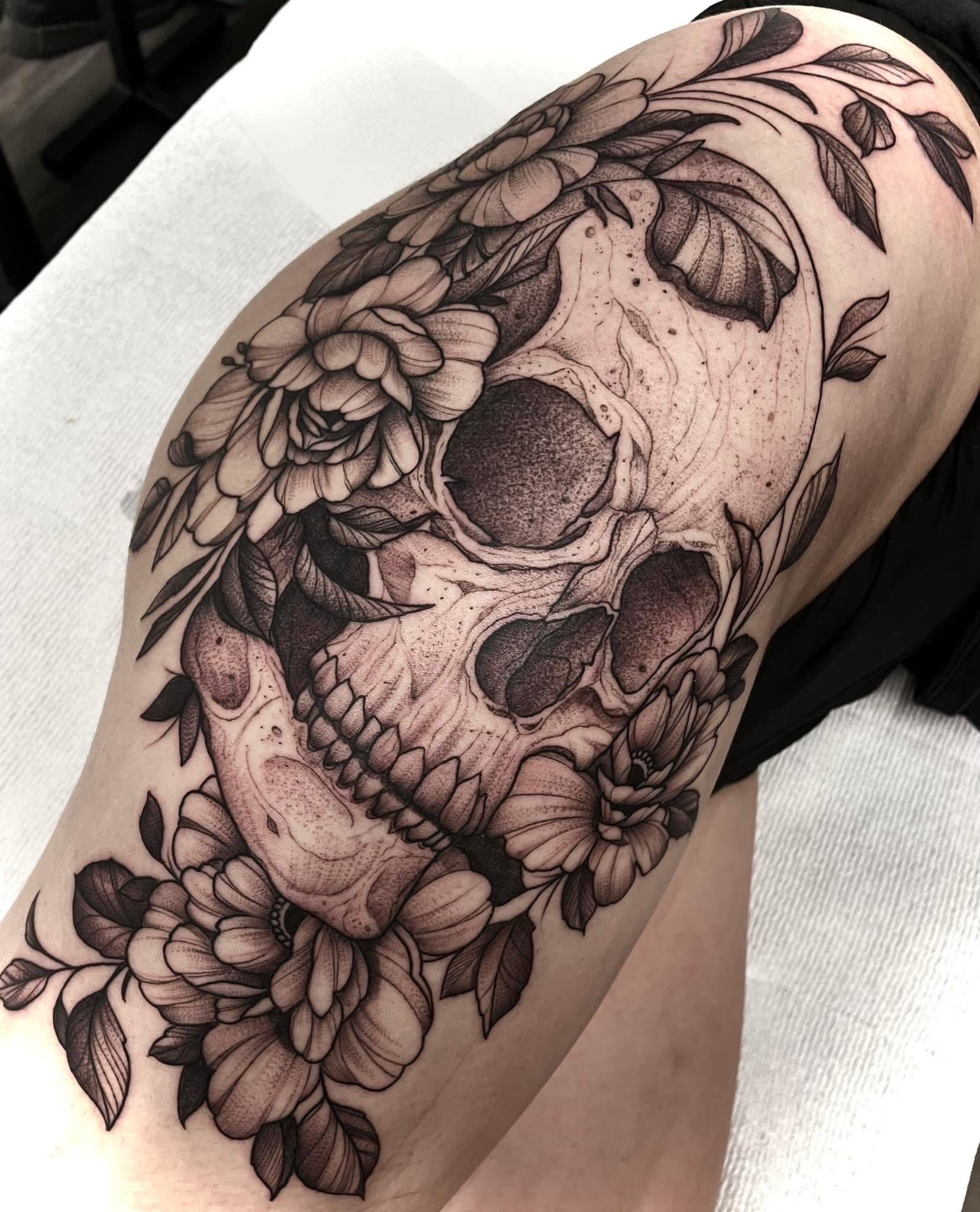 Tattoo portfolio piece by @tomasnava